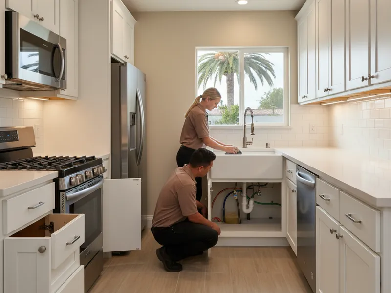 Galley kitchen remodel with parallel runs, pull-out pantry, and quartz counters in a Riverview home